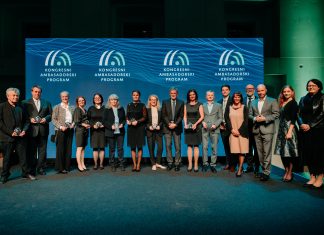 Thirteen Recipients of the Slovenian Congress Ambassador Title 2023