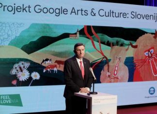 Cankarjev dom hosted Google Arts and Culture exhibition Photo credit: STA, https://servis.sta.si/fotoservis/1097791