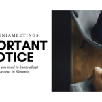 Slovenia Meetings, Important Notice on Coronavirus