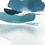 watercollor background_teal